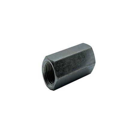 Suburban Bolt And Supply Coupling Nut, 1/2"-13, Steel, Grade A, Plain, 1-3/16 in Lg A04203200CN